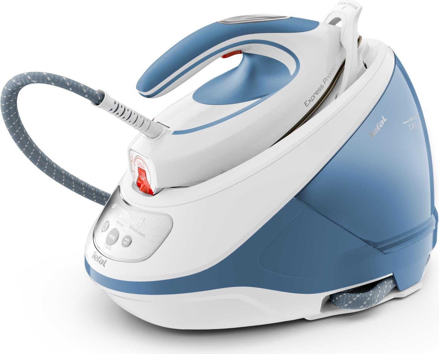 Tefal SV9202 Dampfbügelstation 2800 W 1,8 l Durilium AirGlide Autoclean soleplate Blau - Weiß (SV9202)