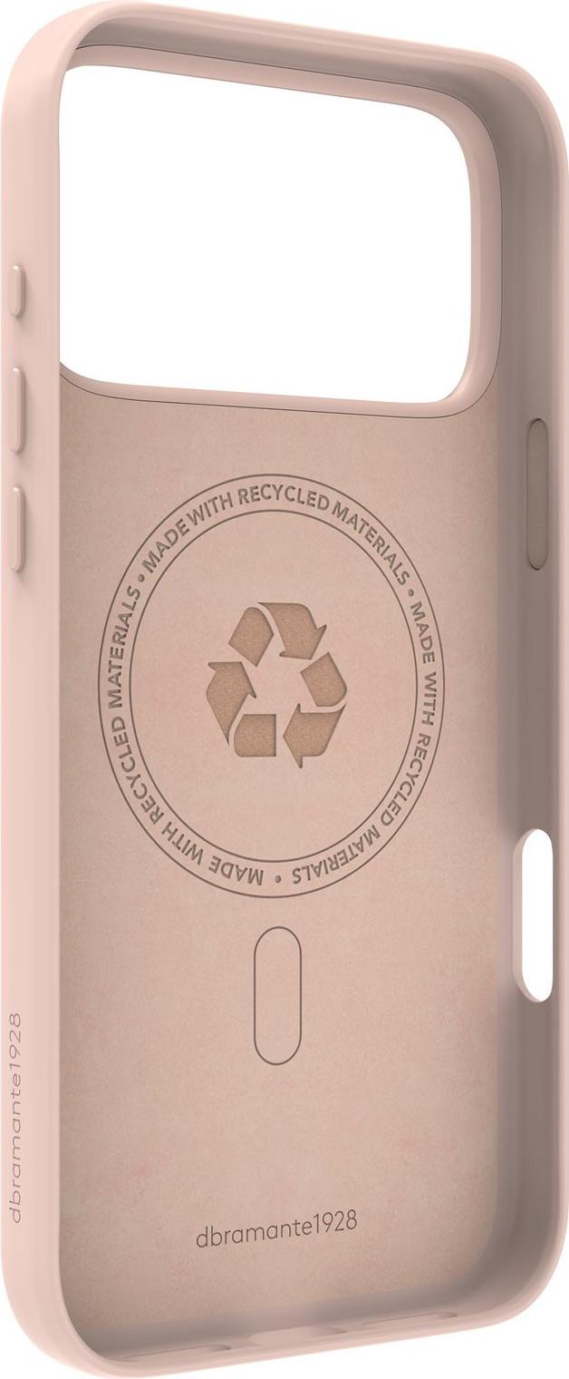 dbramante1928 Roskilde - Hintere Abdeckung für Mobiltelefon - Kick - MagSafe-Kompatibilität - ICON - rosa sandfarben - für Apple iPhone 17 Pro Max (ROK9ICPI6802)