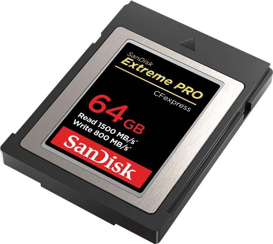 SanDisk Extreme Pro - Flash-Speicherkarte - 64GB - CFexpress (SDCFE-064G-GN4NN)