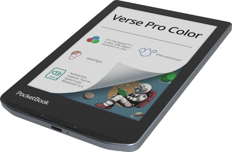PocketBook Verse Pro Color eBook-Reader 6 E Ink Kaleido 3 16 GB WLAN Stormy Sea (PB634K3-1-WW) (PB634K3-1-WW)