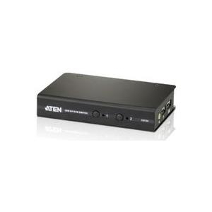 ATEN CS72D - KVM-/Audio-Switch - USB - 2 x KVM/Audio - 1 lokaler Benutzer - Desktop (CS72D)