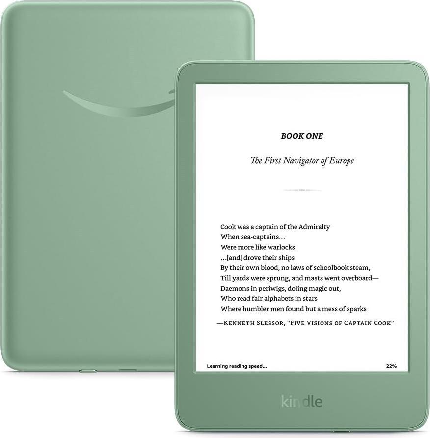 Amazon Kindle 6 - 11. Generation B0CNVCQZG1 E-Book-Reader 16 GB Wi-Fi Matcha (B0CNVCQZG1)