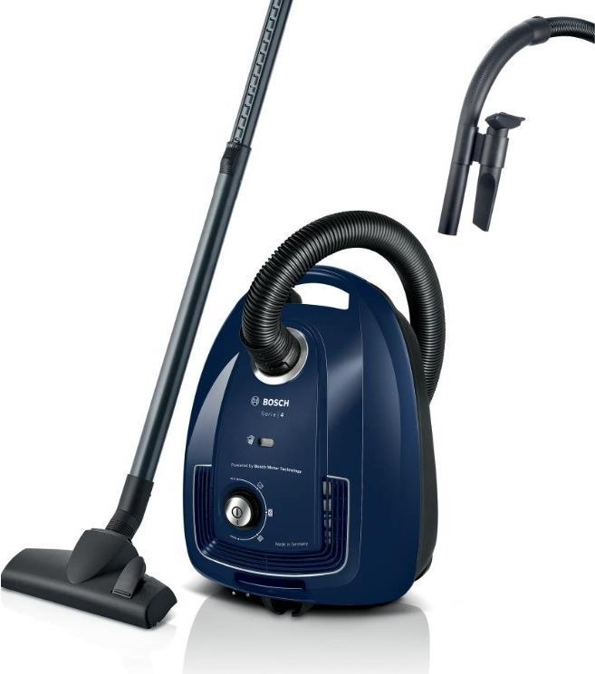 Bosch Serie 4 BGD38BU2 Staubsauger 4 l Trommel-Vakuum Trocken 600 W Staubbeutel (BGD38BU2)