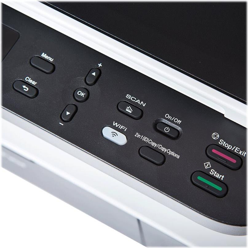 Brother DCP-1612WVB - Multifunktionsdrucker - s/w - Laser - A4/Legal (Medien) - bis zu 20 Seiten/Min. (Kopieren) - bis zu 20 Seiten/Min. (Drucken) - 150 Blatt - USB 2.0, Wi-Fi(n) (DCP1612WVBG1)