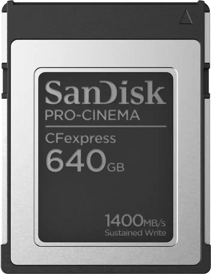 SanDisk PRO-CINEMA - Flash-Speicherkarte - 320GB - CFexpress Typ B (SDCFEC-640G-GN4NN)