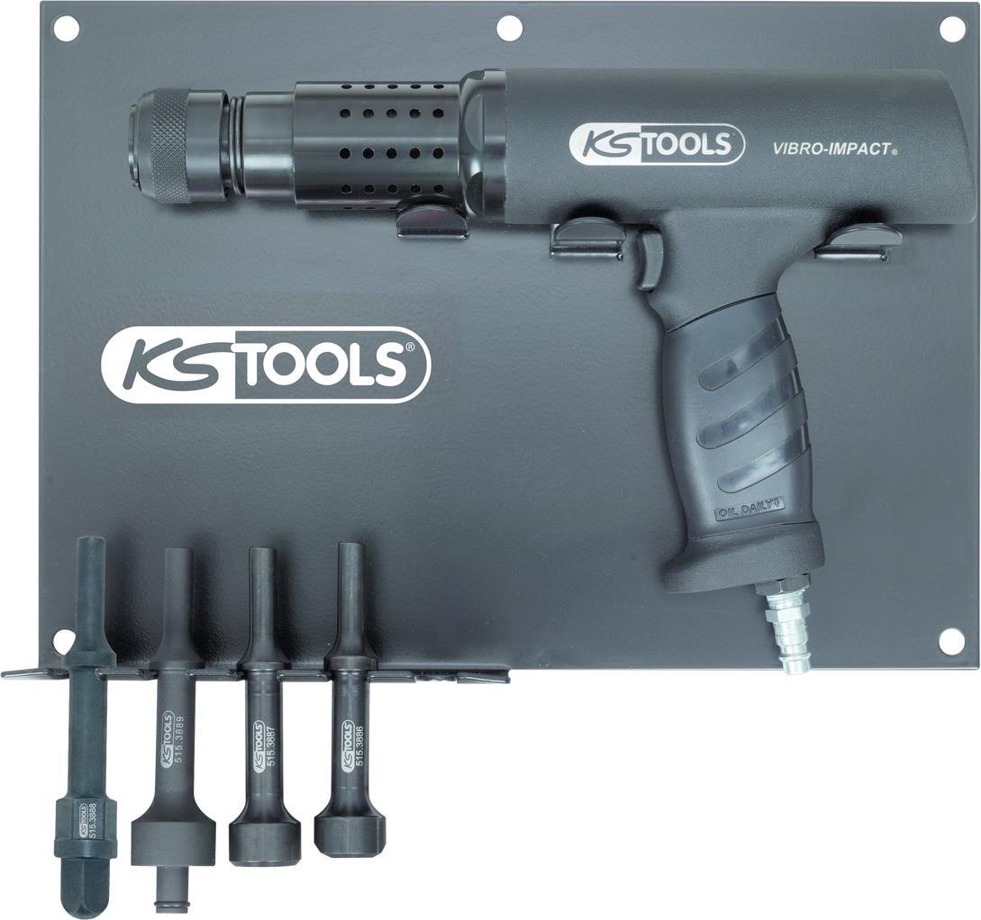 KS TOOLS Vibro-Power Druckluft-Meißelhammer-Satz, 6-tlg. (515.3880)