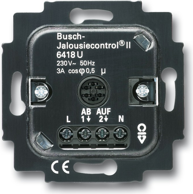 Busch-Jaeger 6418 U Unterputzmontiert Auslöser Rollo/Jalousie 2 Kanäle (2CKA006410A0375)