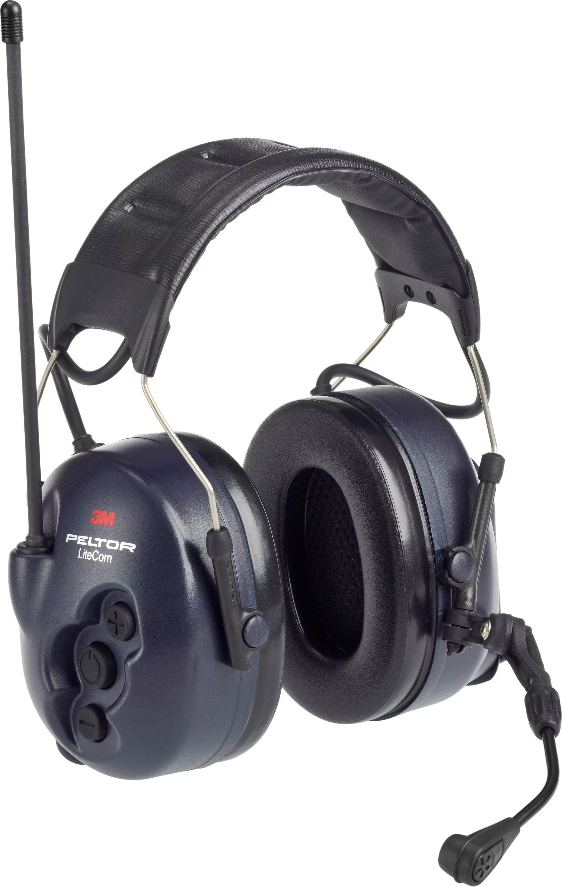 3M PELTOR LiteCom Headset MT53H7A4400-EU - SNR 32dB - Blau - Funkgerät 446MHz