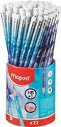 Maped Bleistift ARCTIC, mit Radierer, HB, 72er Köcher Köcher, mit Radierer, Minenstärke: 2,2 mm, dreieckig, bruch - 1 Stück (851827)