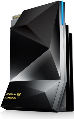 ASRock G10 Gaming Router - Wireless Router - 4-Port-Switch - GigE - 802,11a/b/g/n/ac - Dualband (G10/RT/WH/B)