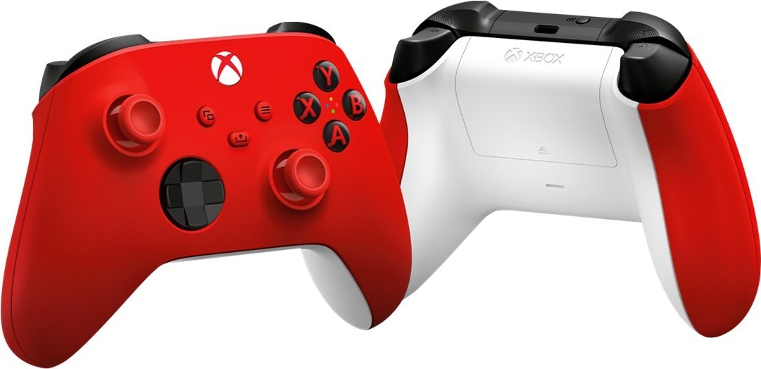 Microsoft Xbox Wireless Controller - Game Pad - kabellos - Bluetooth - Pulse Red - für PC, Microsoft Xbox Series X, Microsoft Xbox Series S, Microsoft Xbox One, Android, iOS (EP2-29936)