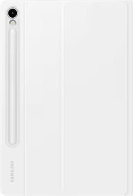 Samsung EF-DX725 - Tastatur und Foliohülle (Buch-Cover) - KI-Taste - mit Touchpad - kabellos - POGO pin, Bluetooth - QWERTZ - weiß Tastatur, weiß Gehäuse - für Galaxy Tab S9, Tab S9 FE (EF-DX725BWGGDE)