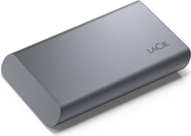 LaCie Mobile Secure STKH2000800 - SSD - High Performance - verschlüsselt - 2TB - extern (tragbar) - USB 3,2 Gen 2 (USB-C Steckverbinder) - 256-Bit-AES - Space-grau - mit 3 Jahre Seagate Rescue Datenwiederherstellung (STKH2000800)