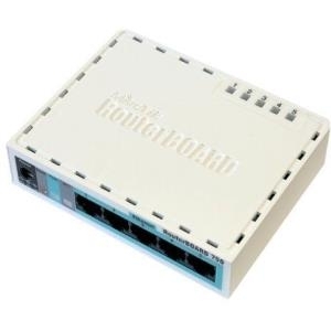 MikroTik RB750r2 hEX lite Router 64MB RAM - 5xLAN - Soho Router - PoE in - plastic case (MT RB750r2)
