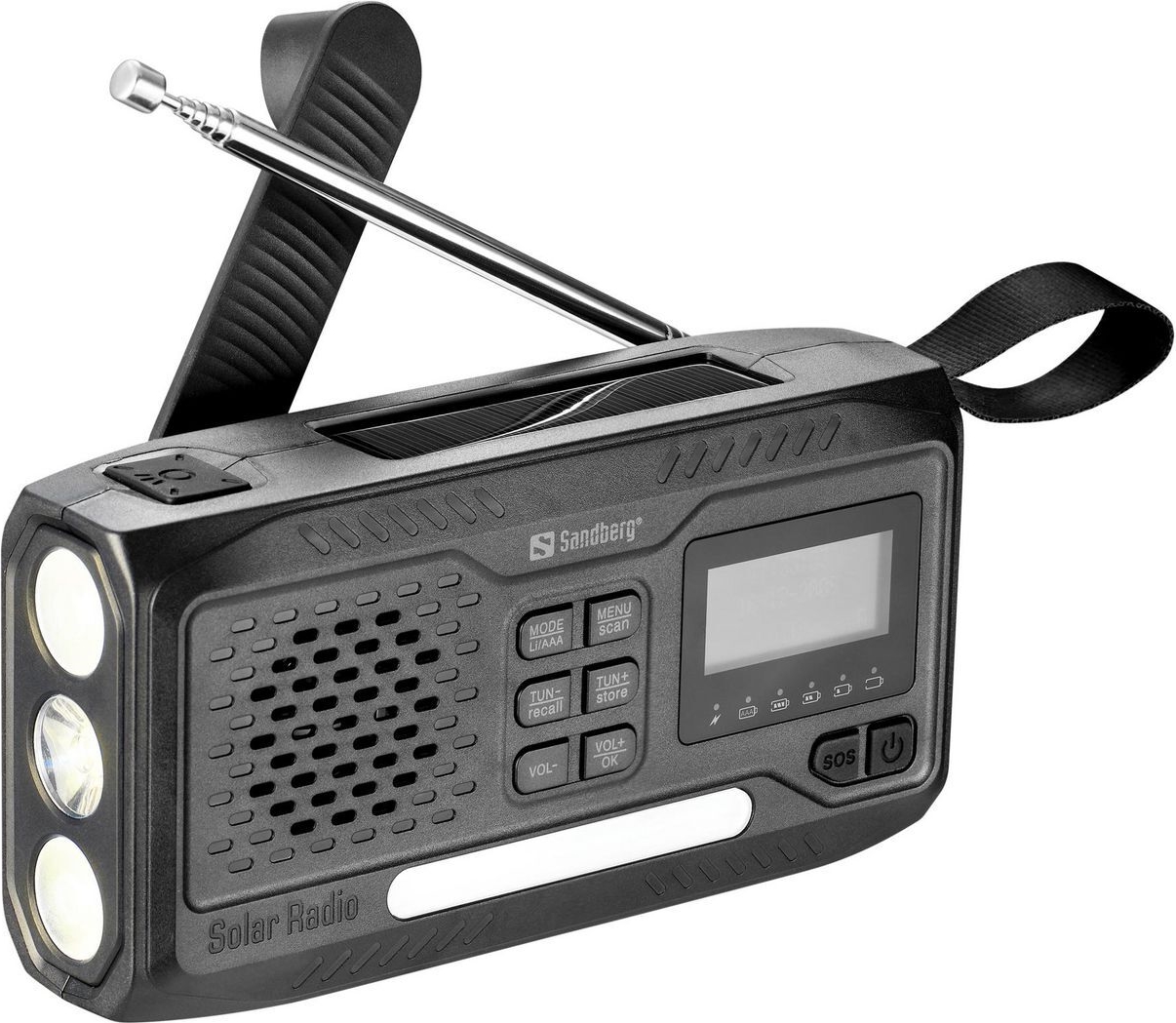 Sandberg Survivor Radio All-in-1 4500 - Tragbares DAB-Radio (421-17)