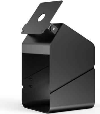 Compulocks Tablet Printer Kiosk - Aufstellung - Kiosk-Style - für Drucker / Tablet - hochwertiges Aluminium - Schwarz - Montageschnittstelle: 100 x 100 mm - Theke, freistehend (PK01)