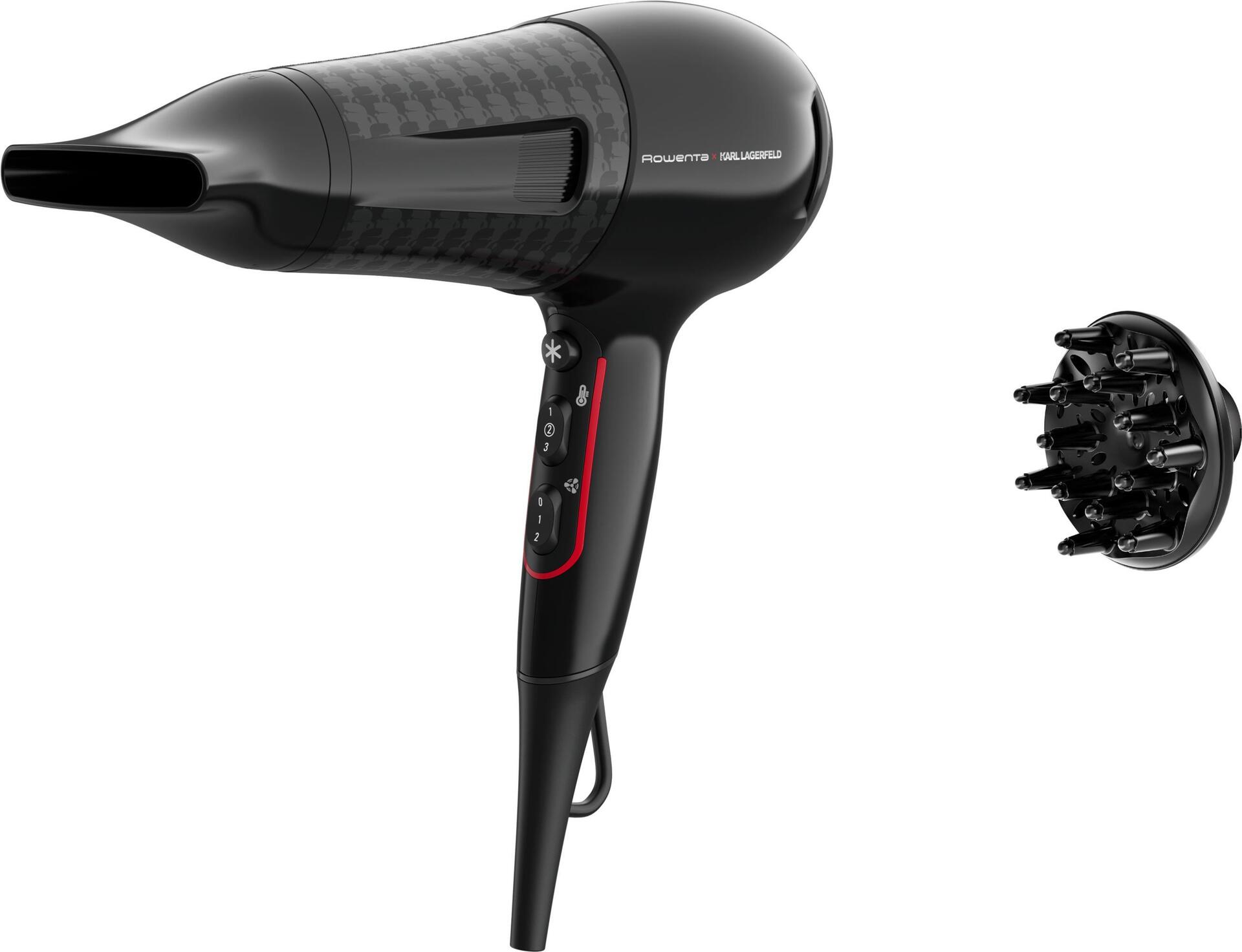 Rowenta Powerline CV591LF0 Haartrockner 2300 W Schwarz (CV591L)