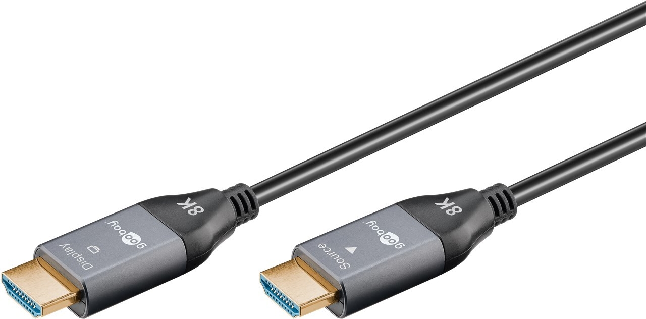 Goobay 76276 - Aktiv Optisches HDMI Kabel AOC 8K - Kabel - Digital/Display/Video (76276)