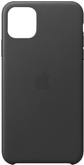 Apple - Case für Mobiltelefon - Leder, bearbeitetes Aluminium - Schwarz - für iPhone 11 Pro Max (MX0E2ZM/A)