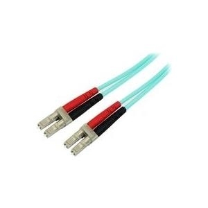 StarTech.com 5,0mAqua OM4 Duplex Multimode Fiber Optic Cable- 50/125 - LC/LC - Netzwerkkabel - LC Multi-Mode (M) bis LC Multi-Mode (M) - 5,0m - Glasfaser - 50/125 Mikrometer - OM4 - Aquamarin (450FBLCLC5)