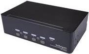StarTech.com Port Dual DisplayPort KVM Switch - DP KVM Switch - 4K (60Hz) - KVM-/Audio-/USB-Switch - 4 x KVM/Audio/USB - 1 lokaler Benutzer - Desktop, an Rack montierbar (SV431DPDDUA2)