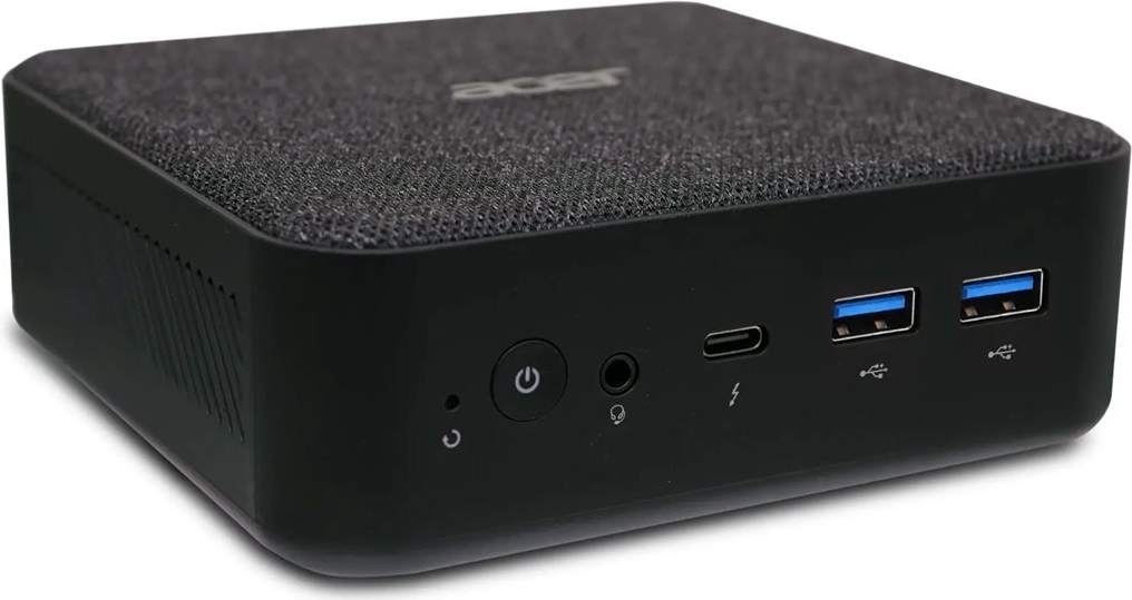Acer Revo Box RB102-13U3U - Barebone - Mini-PC - 1 x Core i3 1305U / 1.6 GHz - RAM 8 GB - SSD 256 GB - UHD Graphics - Wi-Fi 6, Bluetooth, 1GbE - WLAN: 802.11a/b/g/n/ac/ax, Bluetooth (DT.BMBEG.004)