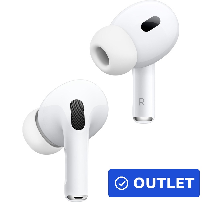 Apple AirPods Pro - 2. Generation - True Wireless-Kopfhörer mit Mikrofon - im Ohr - Bluetooth - aktive Rauschunterdrückung (MTJV3LL/A) - Sonderposten