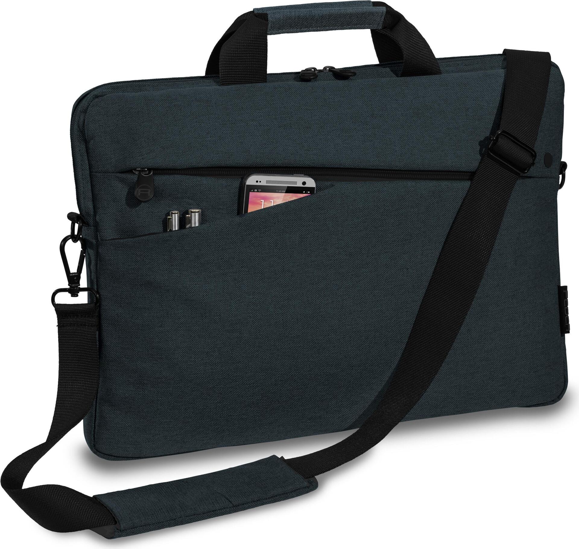 PEDEA Laptoptasche 15.6 Zoll 39.6cm FASHION Notebook Umhängetasche mit - Umhängetasche - Notebooktasche 15,6 Zoll (39,6cm) / Zusätzlicher Platz für Handy und Unterlagen / Stufenlos verstellbarer Schultergurt / Dicke Innenpolsterung (66063057)