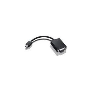 Lenovo - VGA-Kabel - Mini DisplayPort (M) zu HD-15 (VGA) (W) - 20cm - für Lenovo ThinkPad Helix, ThinkPad L570, P51, T430, T430i, T431s, T470p, T530, T530i, W550s, X1, X1 Yoga, X240, X250, X260 (0A36536)