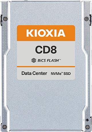 KIOXIA CD8-V Series KCD8XVUG6T40 - SSD - Mixed Use - 6400GB - Datencenter SSD - intern - 2,5 (6,4 cm) - PCIe 4,0 x4 (NVMe) (KCD8XVUG6T40)