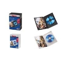 Hama DVD-Leerhülle l - DVD-Leerhülle mit Folie im 30er-Pack - Schwarz (11495)