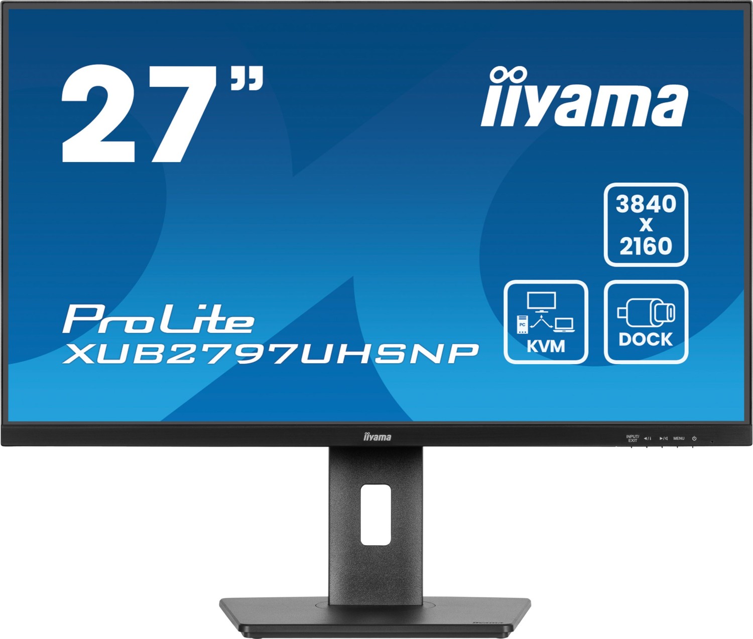 Iiyama 27 IPS LCD USB-C Dock Disp 96W Charging - Flachbildschirm (TFT/LCD) - 27 (XUB2797UHSNP-B1)