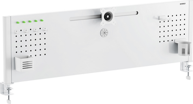 SpeaKa Professional SP-B25-02 Monitor+ Organizer Board Monitor-Tischhalterung Weiß matt (SP-13660880)