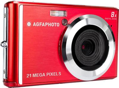 AgfaPhoto DC5200 - Digitalkamera - Kompaktkamera - 21.0 MPix - 720p - Rot