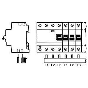 ABB 3-Phasen-Sammelschiene PS3/60 pro M compact 60 Module z.Ablängen PS3/60 (2CDL230001R1060)