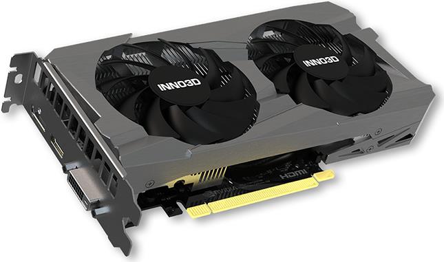 InnoVISION Inno3D GeForce RTX 3050 TWIN X2 - Grafikkarten - GF RTX 3050 - 6GB GDDR6 - PCIe 4,0 - DisplayPort, HDMI, DVI (N30502-06D6-1711VA60)