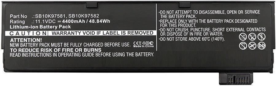 CoreParts - Laptop-Batterie (gleichwertig mit: Lenovo SB10K97582, Lenovo SB10K97585, Lenovo 01AV425, Lenovo SB10K97584, Lenovo 01AV426, Lenovo SB10K97579, Lenovo SB10K97597, Lenovo SB10K97581, Lenovo 4X50M08811, Lenovo FRU01AV425, Lenovo 01AV491, Lenovo F
