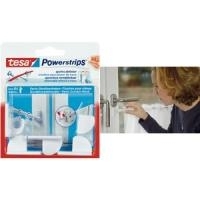 tesa Powerstrips Vario-Gardinenhaken, braun Vario-System zum Aufstecken oder Einhängen von Gardinen- (58047-00002-00)