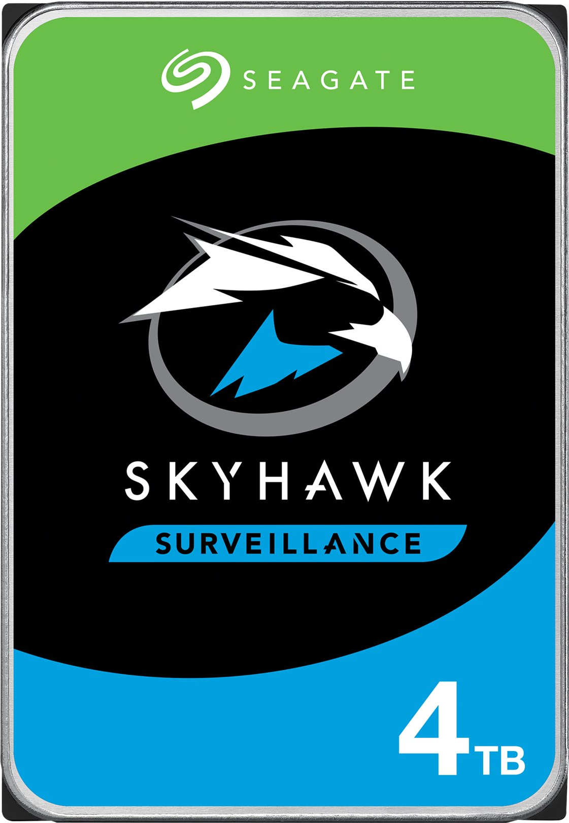 Seagate SkyHawk ST4000VX016 - Festplatte - 4TB - intern - 3.5 (8,9 cm) - SATA 6Gb/s - Puffer: 256MB - mit 3 Jahre Seagate Rescue Datenwiederherstellung (ST4000VX016)