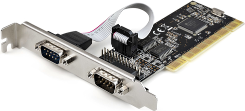 StarTech.com RS232 PCI Karte - PCI auf 2 Serielle Port-Karte - PCI 2-Port DB9 Serielle Controller-Karte RS232 - Schnittstellenkarte - PCI Expansion - Erweiterungskarte für Desktops (PCI2S1P2)
