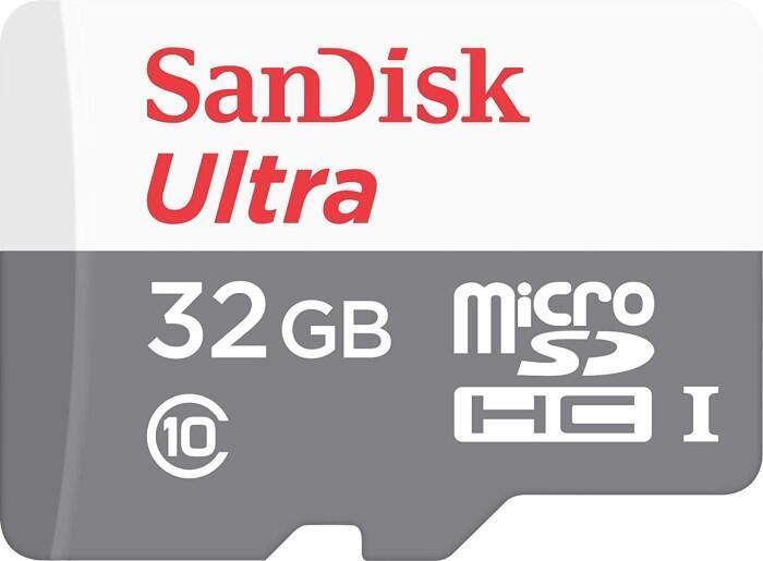 SanDisk Ultra - Flash-Speicherkarte - 32GB - Class 10 - microSDHC UHS-I (SDSQUNR-032G-GN3MN)