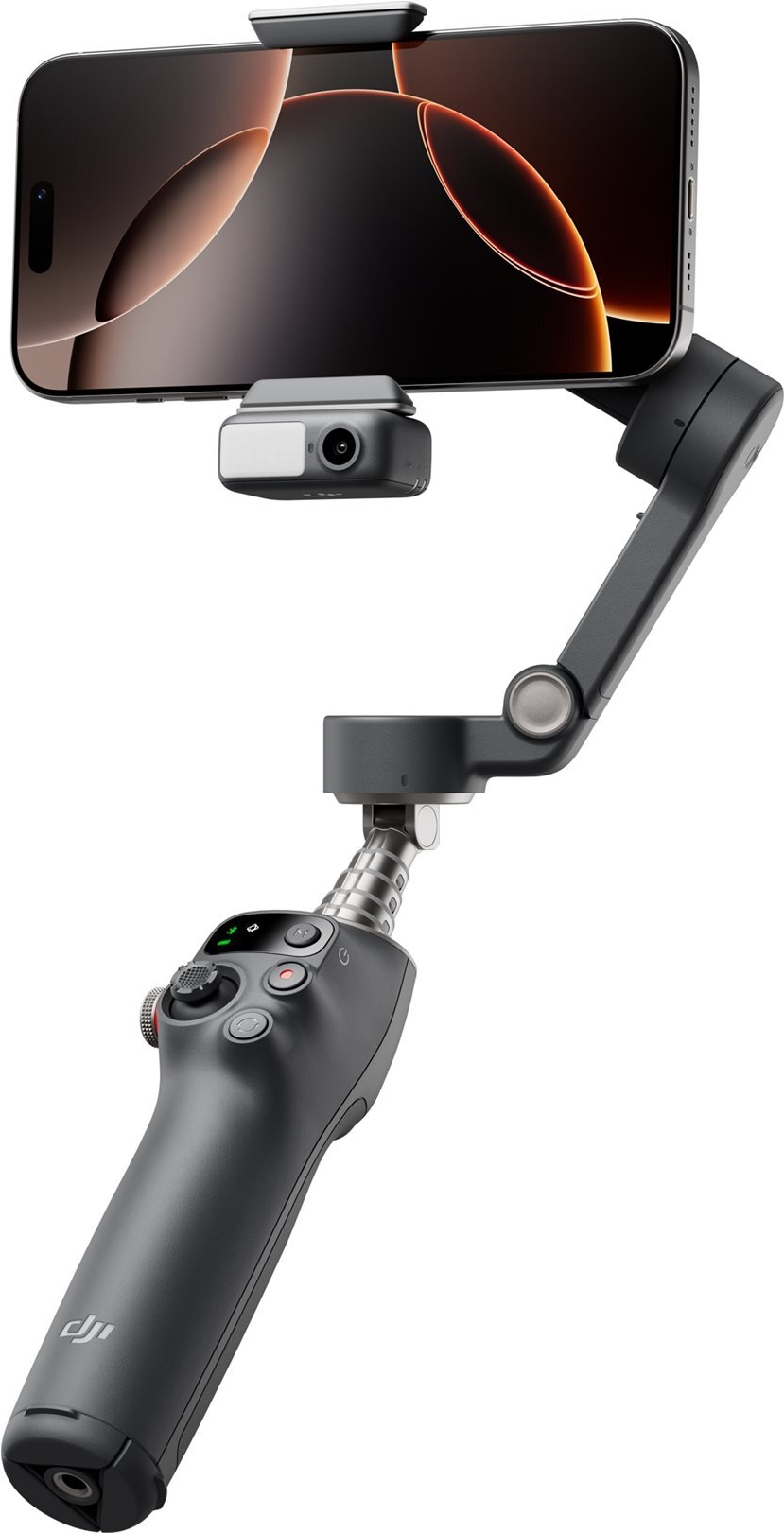 DJI Osmo Mobile 7 Pro Smartphone-Gimbal  3-Achsen-Stabilisierung, ActiveTrack 7.0, Teleskopstange, Bluetooth 5.3, Dunkelgrau