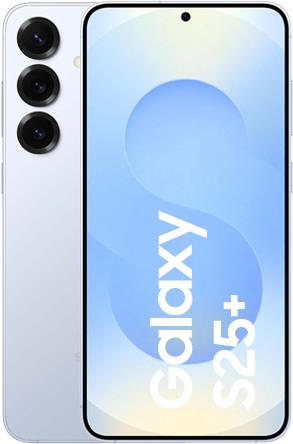 Samsung Galaxy S25+ - 5G Smartphone - Dual-SIM - RAM 12 GB / Interner Speicher 256 GB - OLED-Display - 6.7 - 3120 x 1440 Pixel (120 Hz) Icy Blue [Energieklasse B] (SM-S936BLBDEUB)