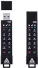 Apricorn Aegis Secure Key 3XN - USB-Flash-Laufwerk - verschlüsselt - 64 GB - USB 3.1 Gen 1 - FIPS 140-2 Level 3