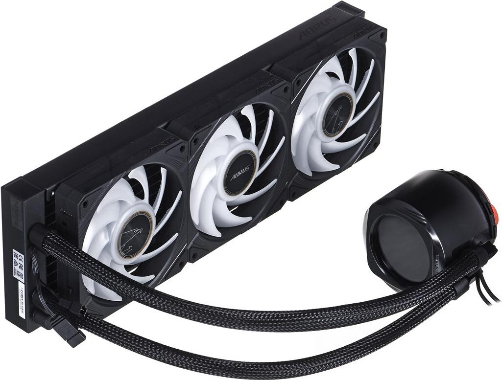 GIGABYTE AORUS WATERFORCE X II 360 - Prozessor-Flüssigkeitskühlsystem - (für: AM4, TR4, LGA1200, LGA1700, AM5, LGA115x Socket, sTR5) - Kupfersockel - 120 mm (GP-AORUS WATERFORCE X II 360)