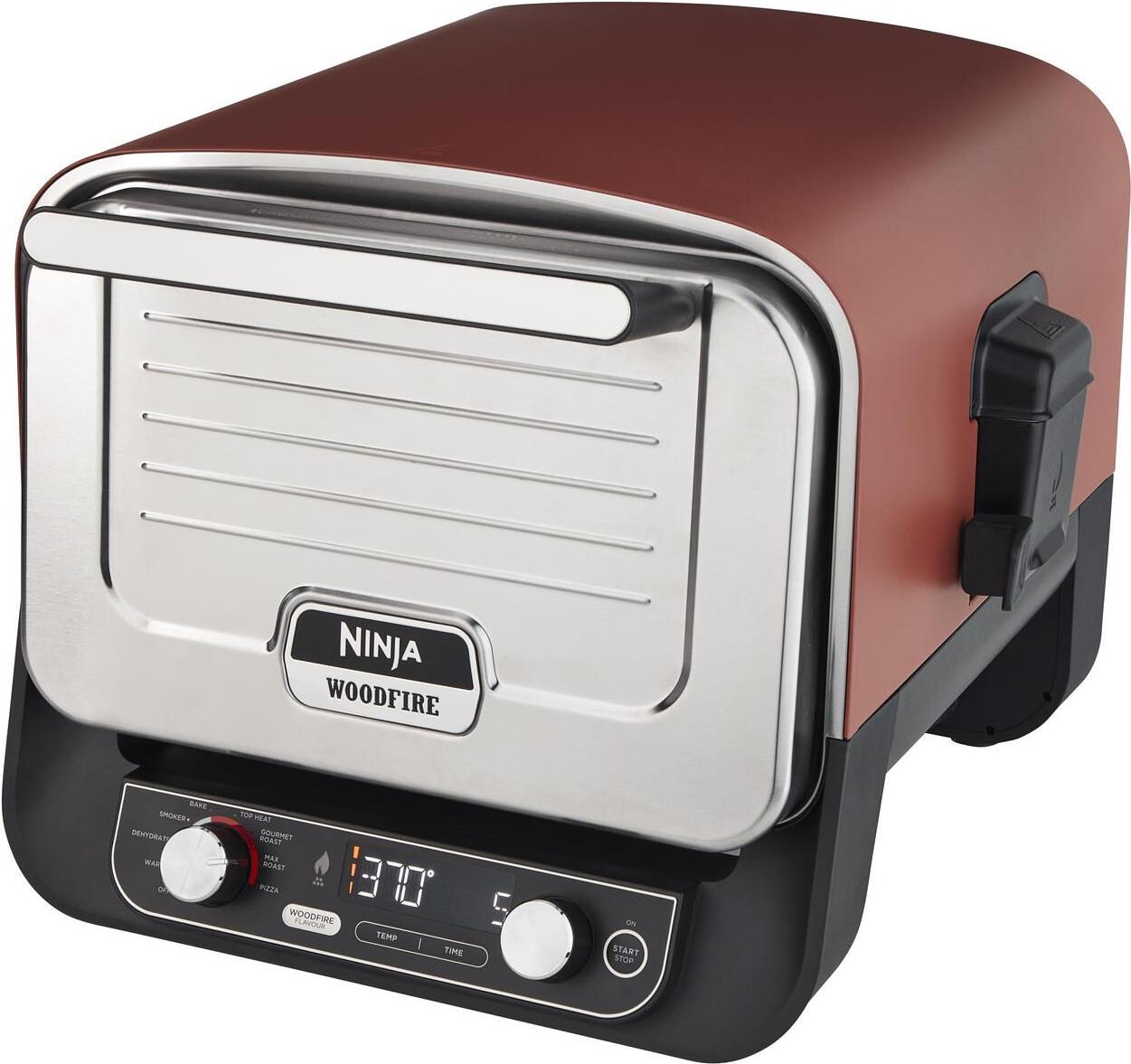 Ninja Woodfire OO101EU 8-in-1 Pizzaofen Smoker Outdoor Grill 2400W bis 370°C (OO101EU)