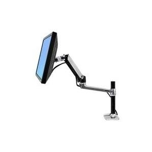 ERGOTRON LX Monitor Arm mit hoher Säule in Aluminium - Monitor Tischhalterung mit patentierter CF-Technologie für Bildschirme bis 86,40cm (34) , 3,2 bis 11,3 kg, VESA Standard