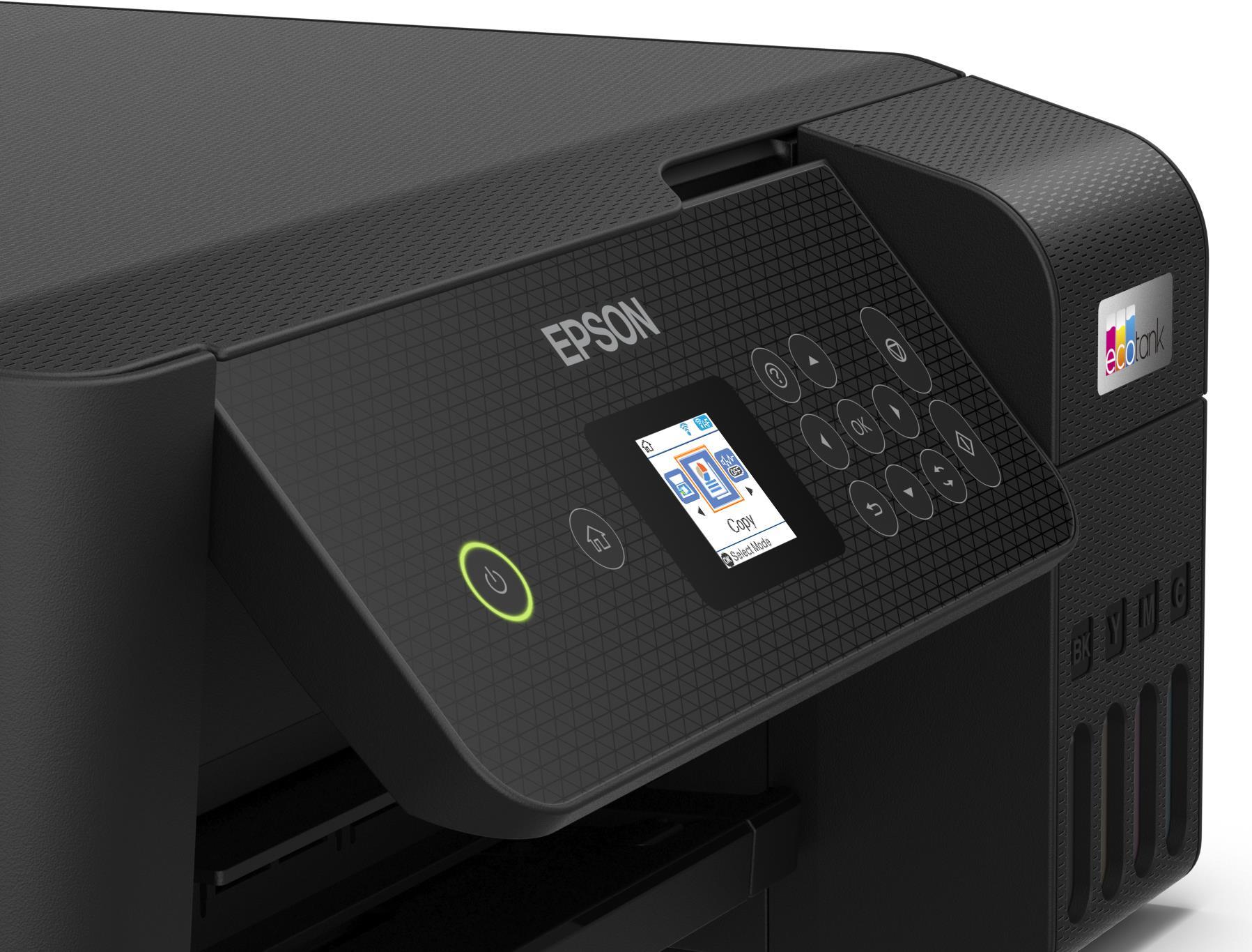 Epson EcoTank ET-2825 - Multifunktionsdrucker - Farbe - Tintenstrahl - nachfüllbar - A4 (Medien) - bis zu 10 Seiten/Min. (Drucken) - 100 Blatt - USB, Wi-Fi - Schwarz (C11CJ66413)