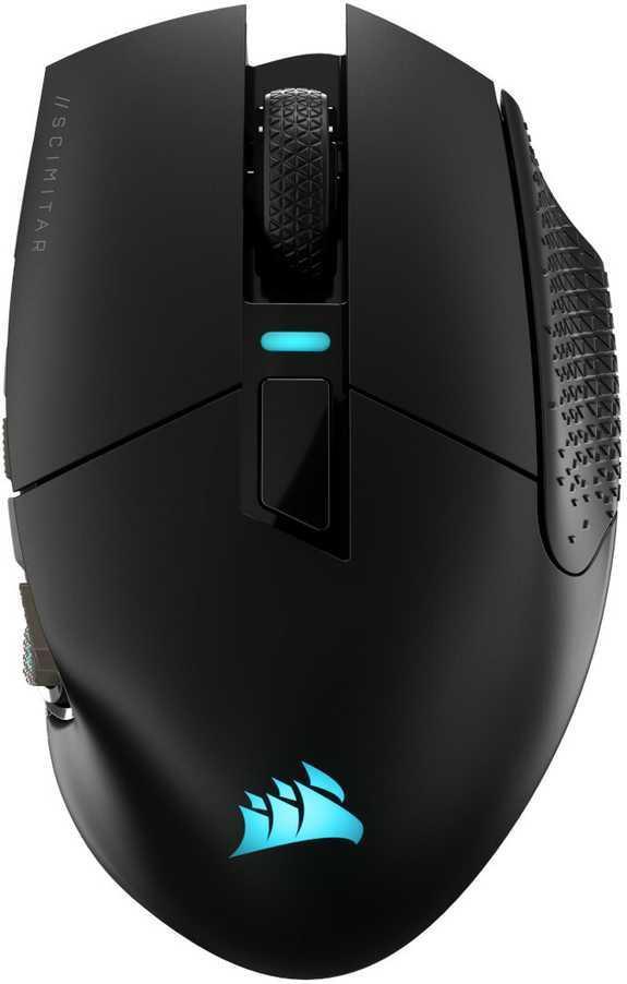 Corsair SCIMITAR ELITE WIRELESS Gaming Mouse - Gaming Maus (Schwarz) (CH-9314311-EU)
