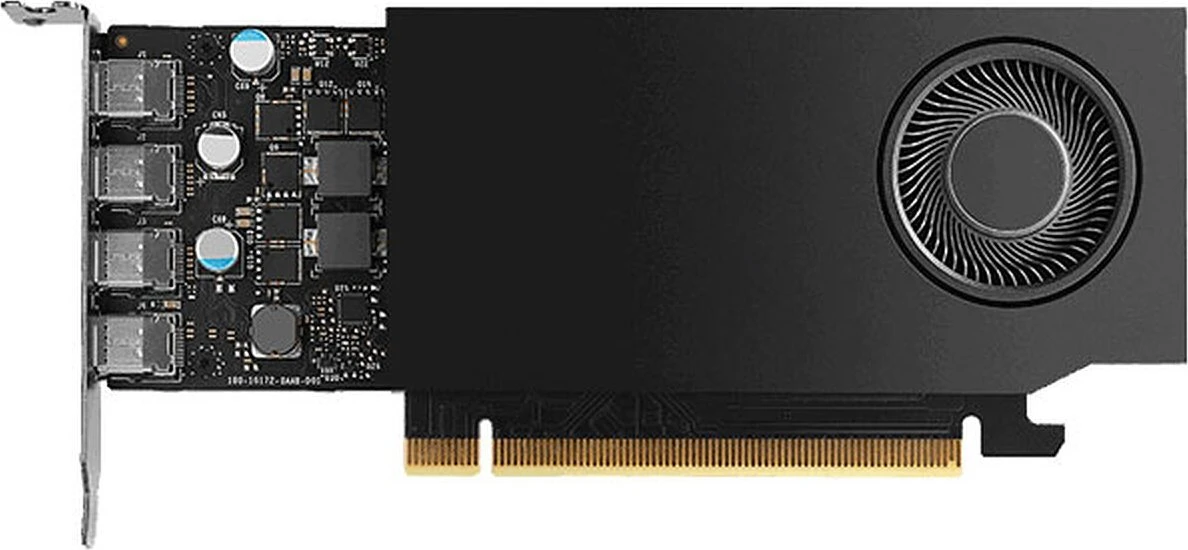 NVIDIA RTX A1000 - Grafikkarten - RTX A1000 - 8GB GDDR6 - PCIe 4,0 x8 Low-Profile - 4 x Mini DisplayPort (900-5G172-2580-000)
